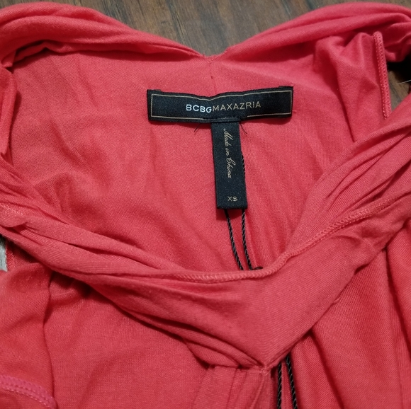 🎉HP🎉 NWT BCBGMaxazria halter cascade top - Picture 6 of 6